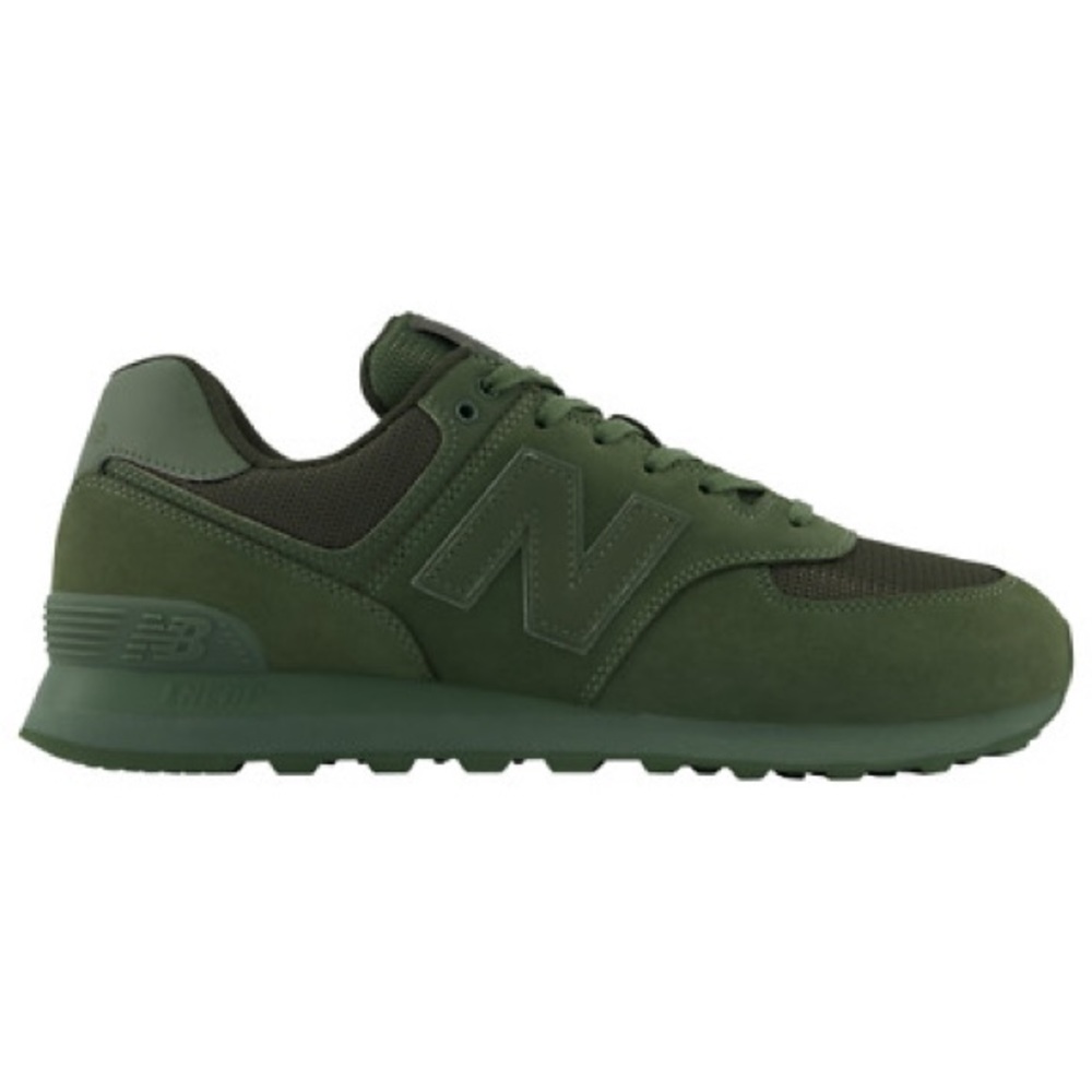 Men Olive green new balance 574s